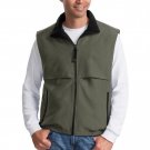 New Port Authority Mens Reversible Terra-Tek Nylon and Fleece Vest Size XS