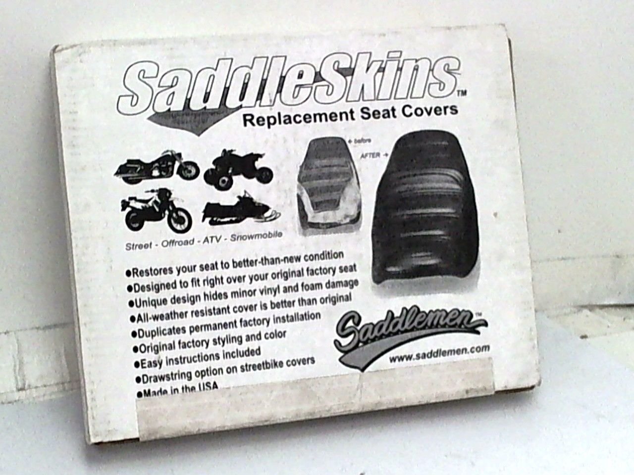 Saddlemen H616 Motorcycle Saddle Skins Seat Cover For Honda Hawk I II 400 CB400