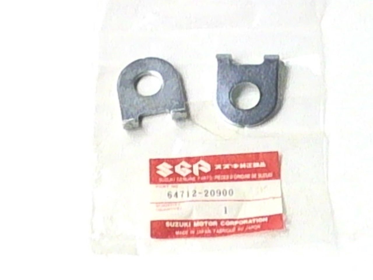 2 Genuine Suzuki OEM Chain Adjuster Washer For JR DS RM 80 Mini Dirt Bike
