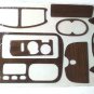 12-pc Dash Trim Kit Wood Grain Interior For 95-96 Plymouth Voyager Dodge Caravan