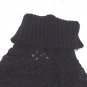 Big Buddha Womens Knitted Asymmetrical Turtleneck Poncho Cape Shawl Topper BOHO