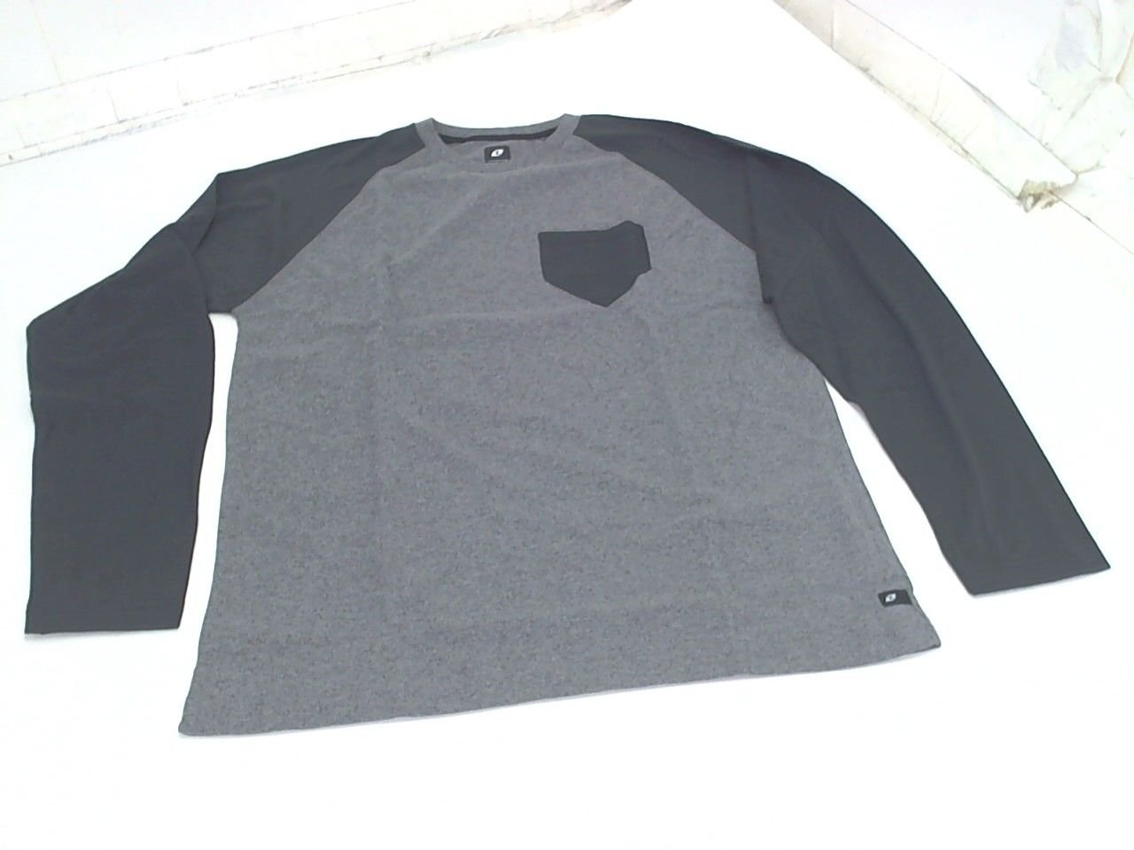 One Industries Mens Tech Casual Long Sleeve T-Shirt Motorcycle Motorcross Gray S