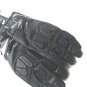 Speed & Strength Womens XL Black Motorcycle Gloves Leather Textile Cat Outa Hell