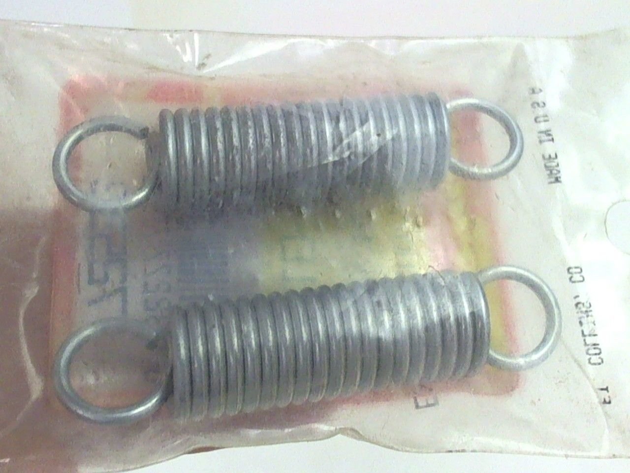 Forney Extension Spring 7/16" x 2" .062 Wire 2 Pack Max Load 19.0 Lbs