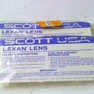 Scott USA Adult Clear Goggle Replacement Lexan Dual Lens Model 189 199 NOS