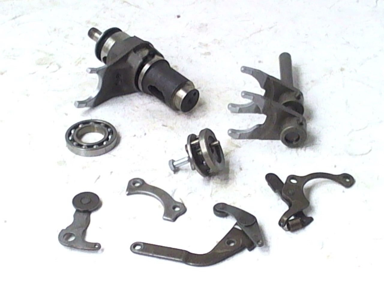 1980-1982 Honda CB650 Engine Gear Shift Drum Forks Assembly