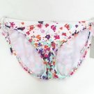 Kenneth Cole Reaction White Floral Side Tie Swim Bikini Bottom S