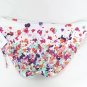 Kenneth Cole Reaction White Floral Side Tie Swim Bikini Bottom S