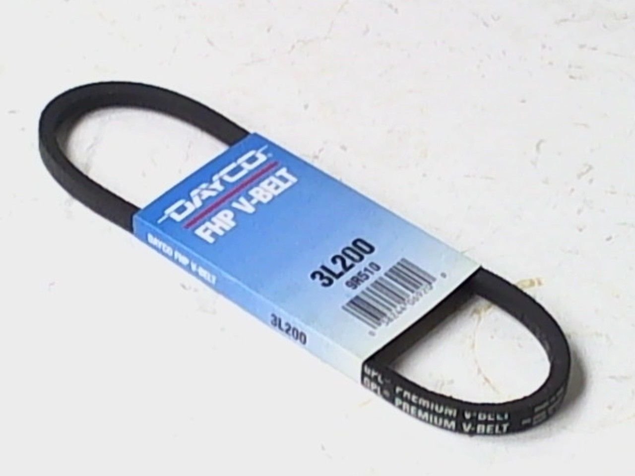 3L200 Dayco Synthetic Rubber Compound Wrapped FHP V-belt NEW