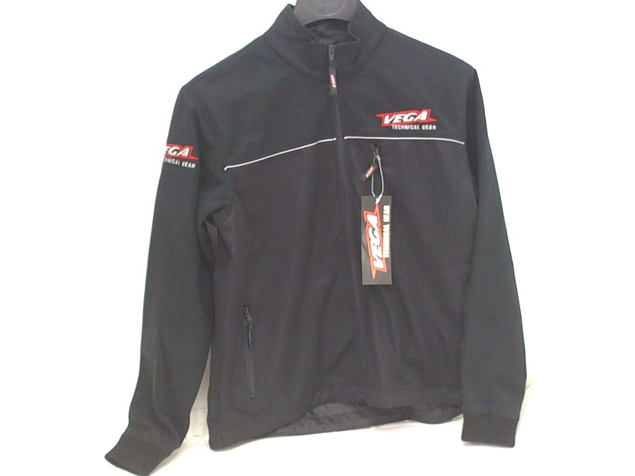 Vega Motorcycle Technical Gear Meridian Fleece Jacket Mens Black Riding Medium