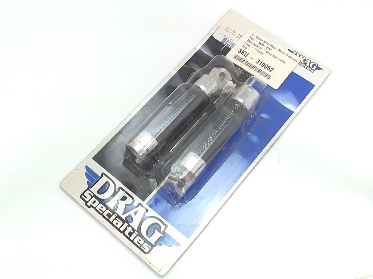 Drag Specialties 5 Spoke Design Billet Male Mounting Footpegs Fits many Harley