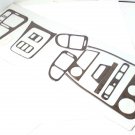 11-pcs Dash Trim Kit Wood Grain Interior Accent For 1994-1995 Mitsubishi Galant