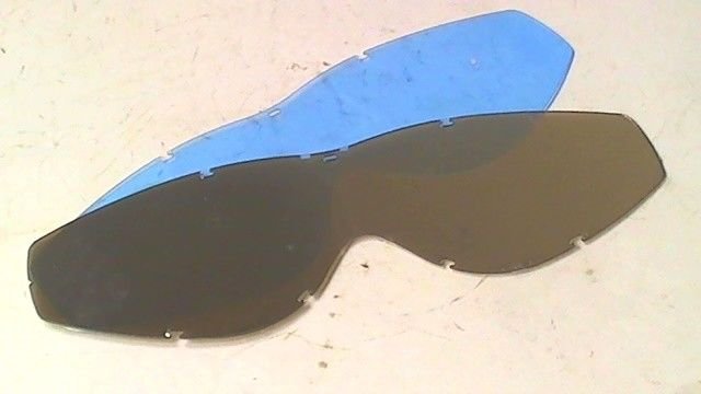 Vega Youth Silver Mirror & Clear Replacment Goggle Lens Motorcycle ATV Off Road