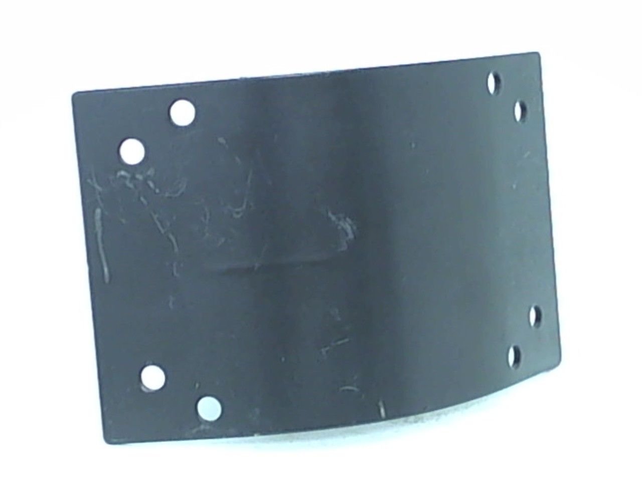 Side Mount Motorcycle Licence Plate Bracket Curved Black 1" Axle
