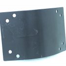 Side Mount Motorcycle Licence Plate Bracket Curved Black 1" Axle