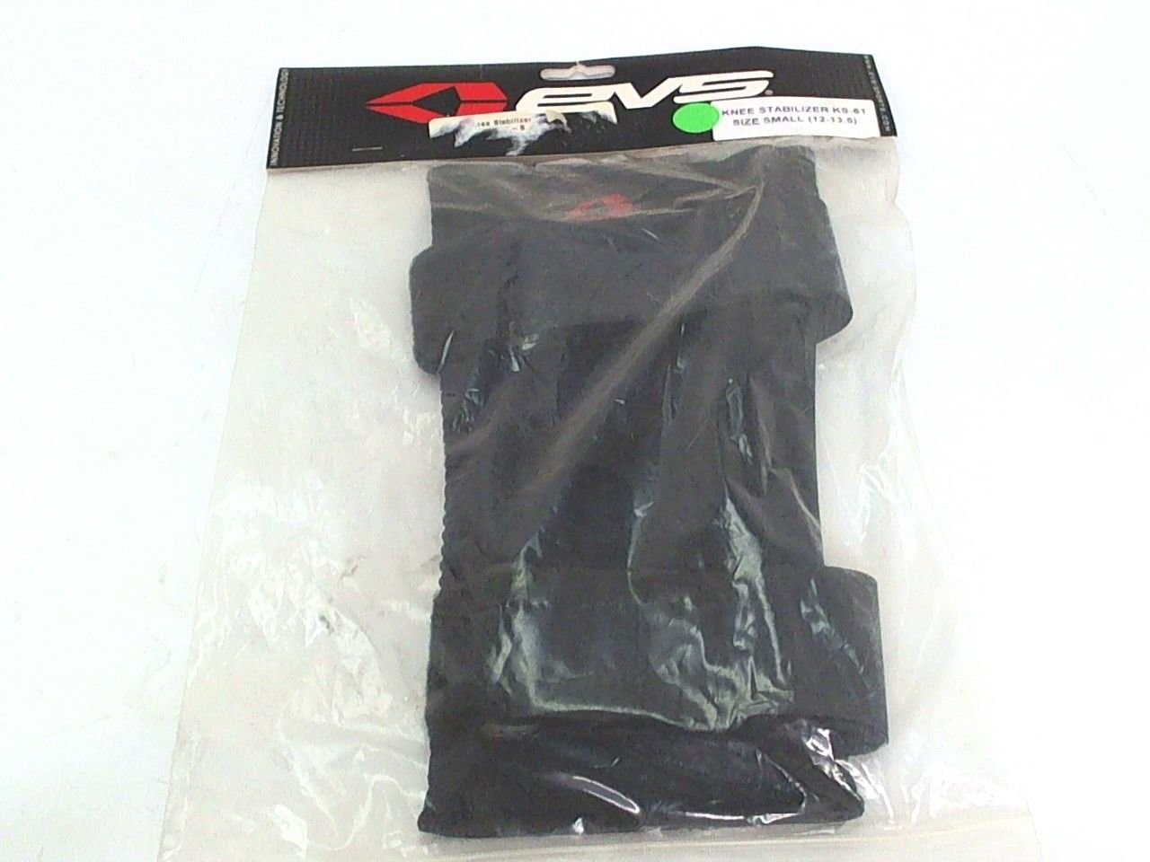 EVS KS61 Knee Stabilizer Brace Support - Black Small 12-13.5