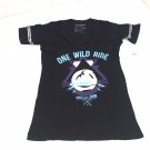 FMF Racing MX GP Motorcycle Womens One Wild Ride Graphic V-Neck T-Shirt Black L