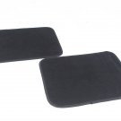 Zone Tech Classic Quality Black Full Carpet Rear Vehicle Floor Mats Fits Most