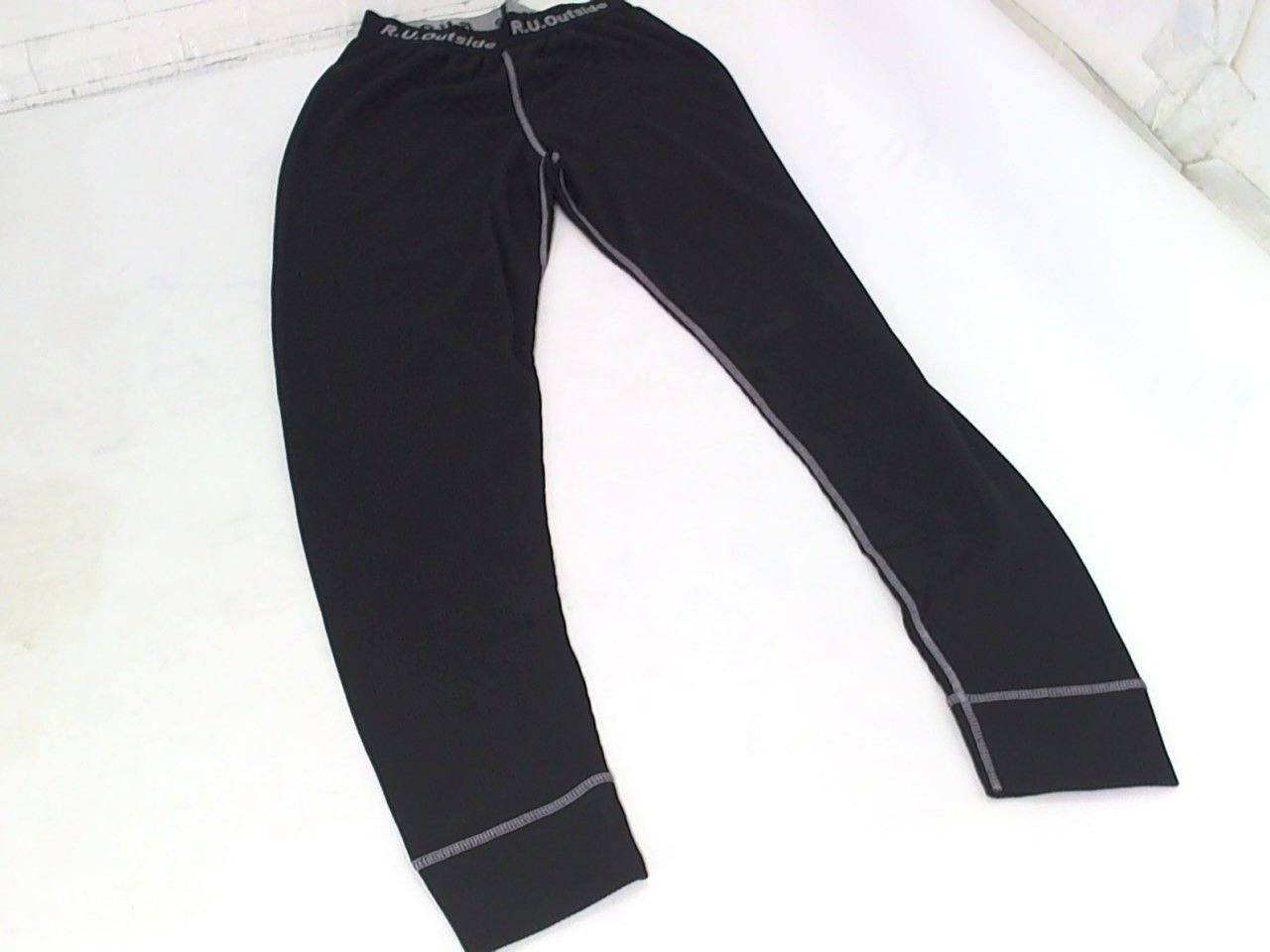 R.U. Outside Womens Thermolator Thermo Pants Motorcycle Base Layer Black Medium