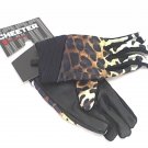 Icon 1000 Cheeter Mens Motorcycle Leopard Print Gloves Size 2XL