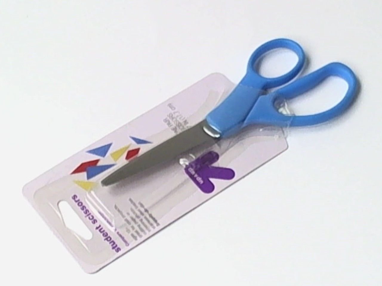 Student Scissors 7" Blue Stainless Steel Blade Compare To Fiskars NEW