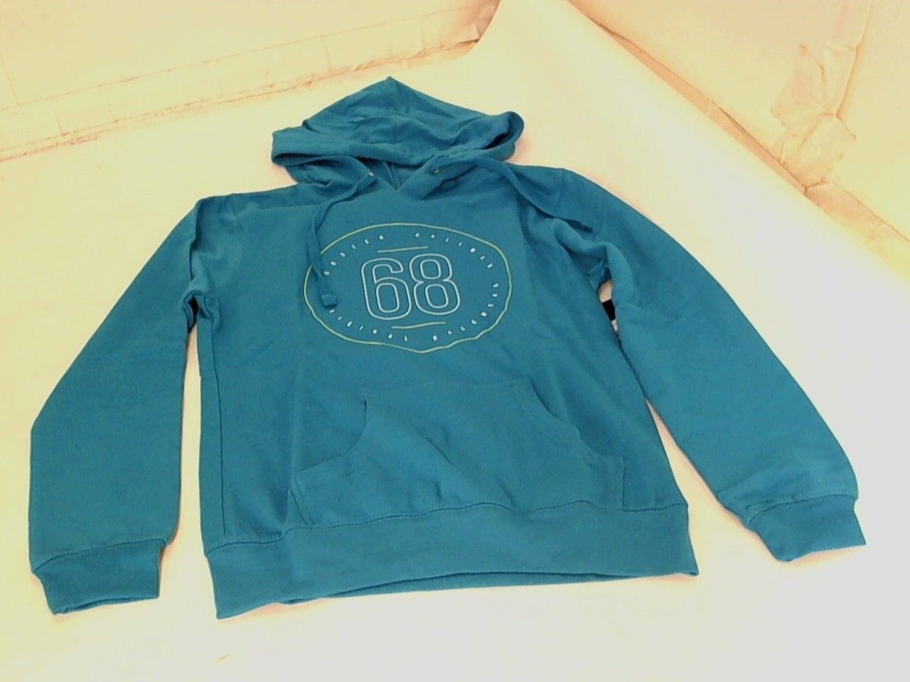 Thor Motocross Womens Button Pullover Hoodie MX Sweatshirt Moto Hoody Blue Small