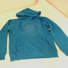 Thor Motocross Womens Button Pullover Hoodie MX Sweatshirt Moto Hoody Blue Small