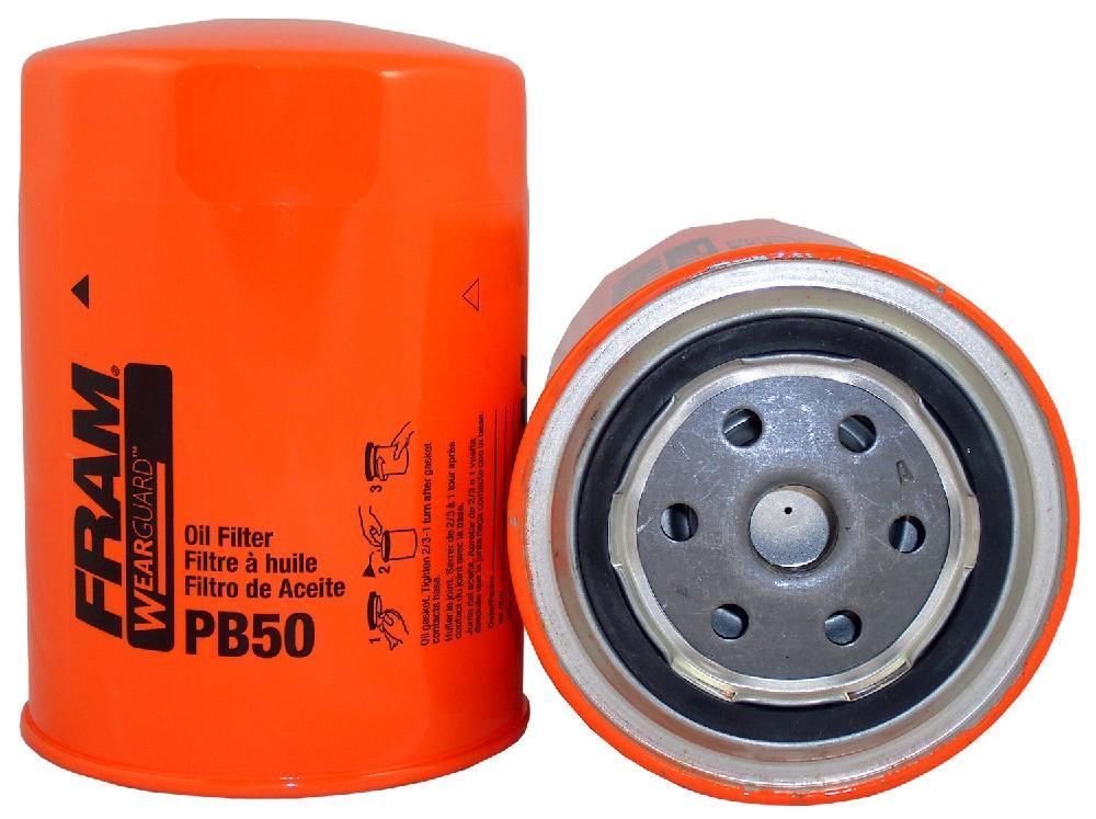 Fram PB50 Engine Oil Filter - Spin-on bypass for Jeep Checker American Motors