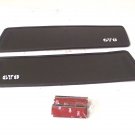 GTS GT Styling Blackout Smoke Headlight Covers 85-86 Pontiac Grand Am except SE
