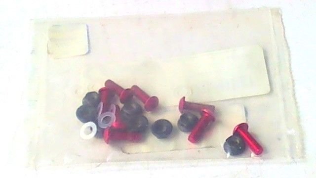 Puig Sport Bike Windshield Windscreen RED Screw Kit Yamaha Suzuki Honda NOS