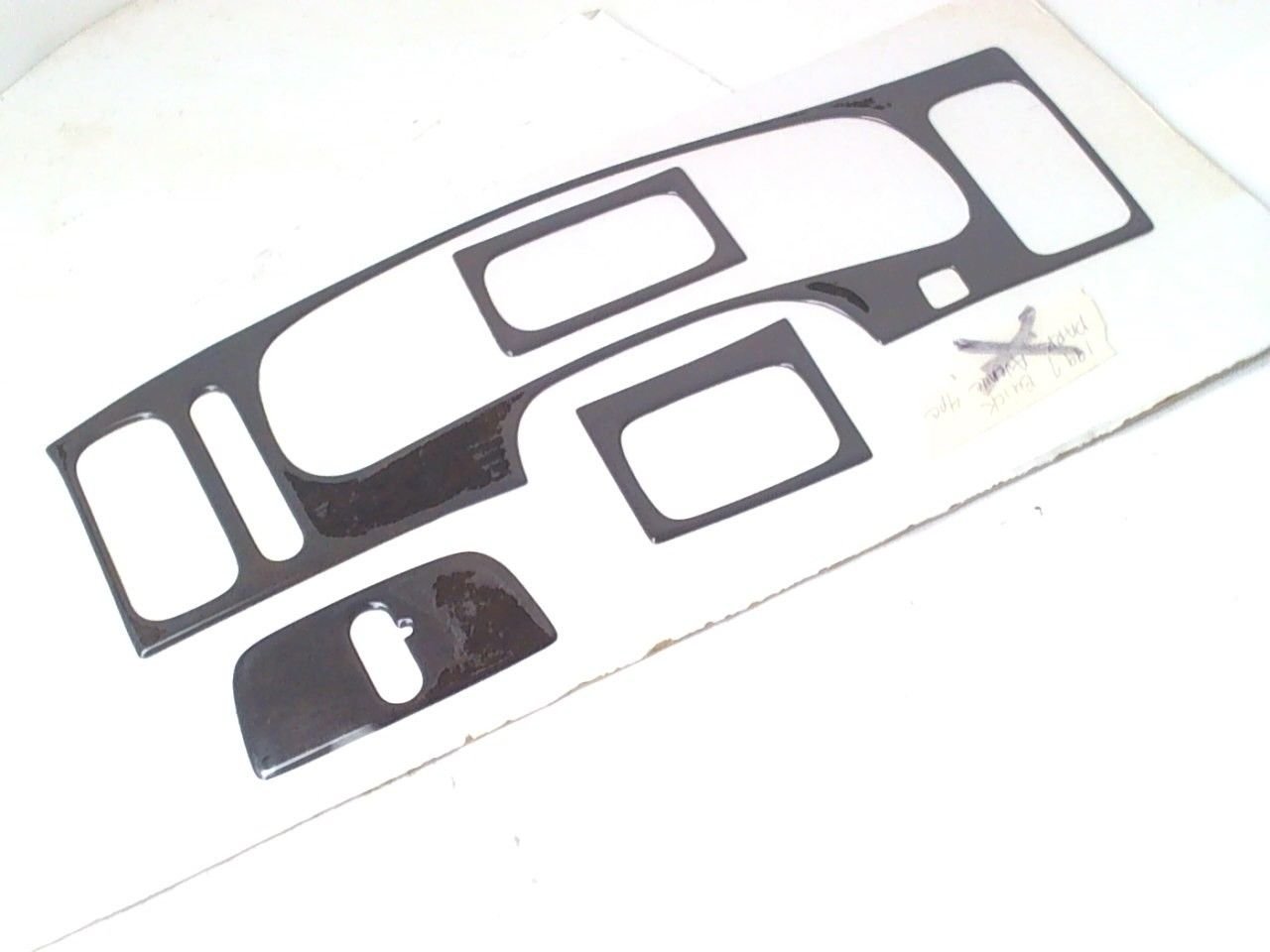 4-pcs Dash Trim Kit Walnut Wood Grain Interior Accent For 1997 Buick Park Avenue