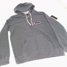 Thor Motocross Womens Script Zip up Hoodie MX Sweatshirt Hoody Heather Grey M