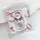 Boelter Brands NFL New York Giants Santa Snow Globe Ornament NOS-Dented Package