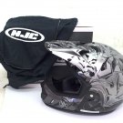 HJC Adult Silver & Black CS-MX II Graffed Snow Snocross Snowmobile Helmet XXL