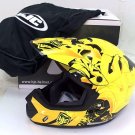 HJC Adult Yellow & Black CS-MX II Graffed Snow Snocross Snowmobile Helmet XXL