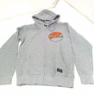 FMF Racing Mens Half Moon Zip Up Hoodie Hoody Sweatshirt Motocross MX Heather L