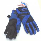 Icon Raiden DKR Mens Motorcycle Gloves Blue Size Small