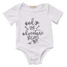Newborn Baby Unisex Adventure Begins Romper