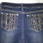 REVOLUTION by REVOLT Jean Denim Shorts Bermuda Girls Size 12 Bling