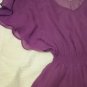 MIMI CHICA Nordstrom Womens Sz M sheer bright purple Dress/swimsuit coverup