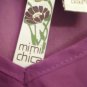 MIMI CHICA Nordstrom Womens Sz M sheer bright purple Dress/swimsuit coverup