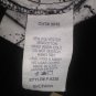 Twenty One womens size Small flare skirt floral  white black embroidered