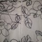 Twenty One womens size Small flare skirt floral white black embroidered
