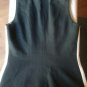 ALBERTO MAKALI Vintage white 100% LEATHER VEST sexy size 6 MSR$362 black