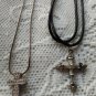 8 Vintage Modern Religious Christian Jewelry Crucifix Estate pendant necklace