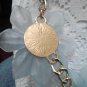 Pale Pastel Blue Opaque Statement Floral 3 Flower Crystal bead Bib Necklace