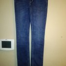 LEVIS Girls Dark wash Skinny jeans adj waist  embellished pockets size 10