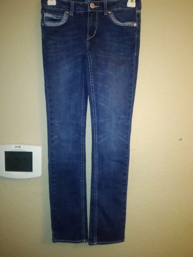 LEVIS Girls Dark wash Skinny jeans adj waist  embellished pockets size 10