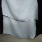 EDGE ladies Dressy White Black Sleeveless Blouse size Small polyester studded