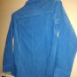 ROUTE 66 GIRLS button up LONG SLEEVE SHIRT/ jacket SIZE 7/8 COLOR teal Blue